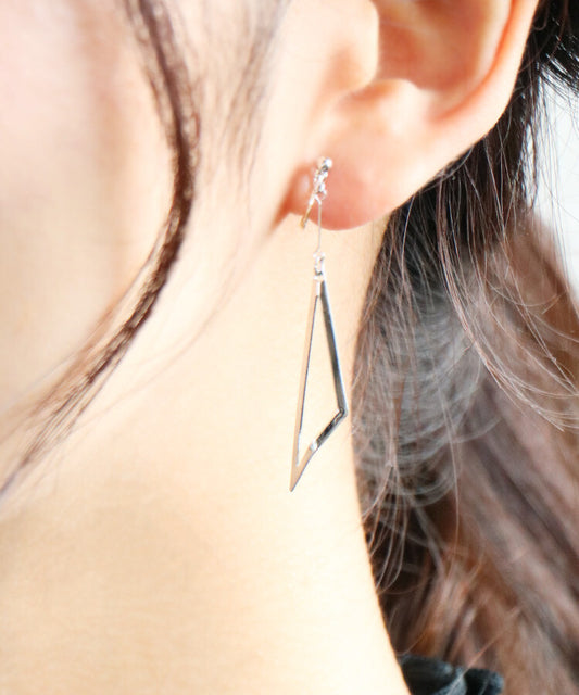 Echoes of Triangles Loop Fit Earrings (Made In Japan)