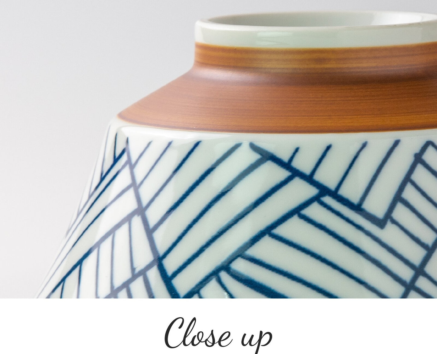 Ajiromon pattern Donburi Bowl (Made in Japan)