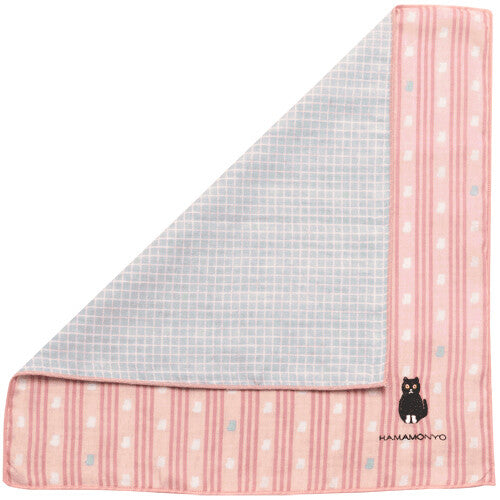Reversible gauze handkerchief-Women (Made in Japan)