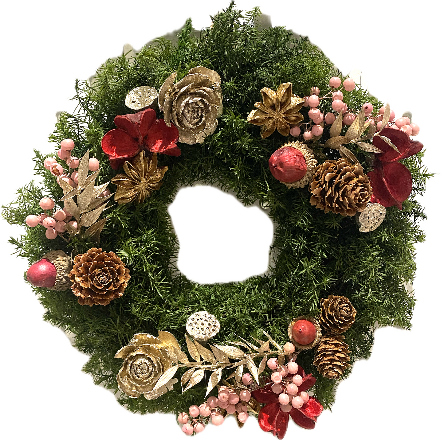 Preserved Christmas Wreath Style1