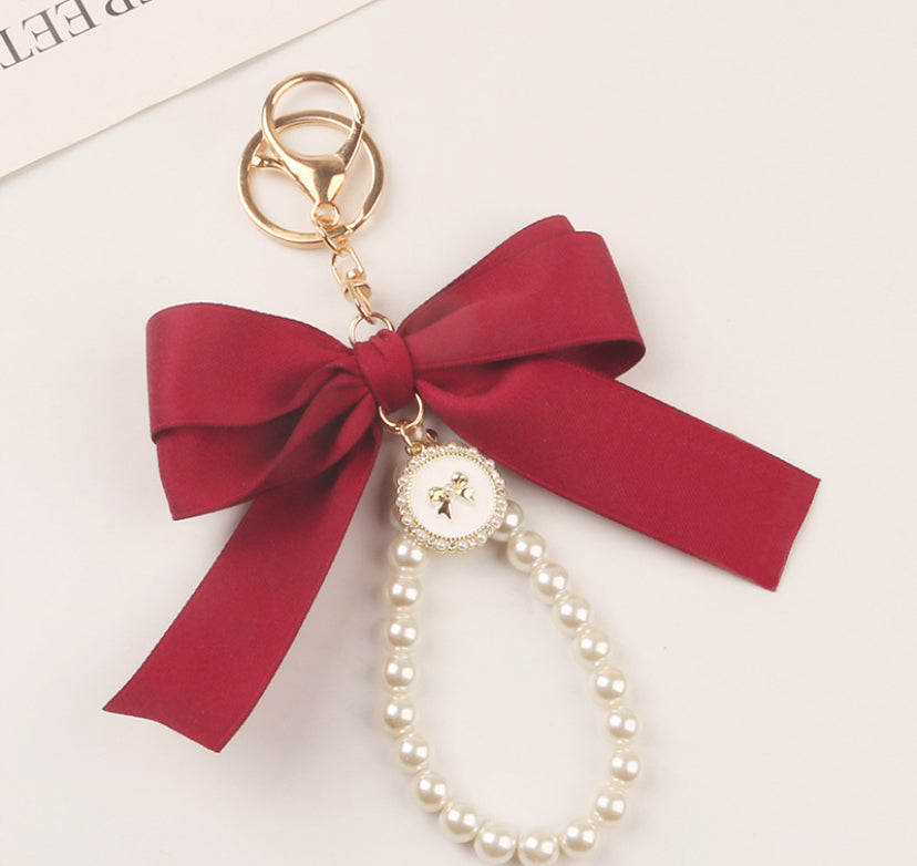 Ribbon keychain