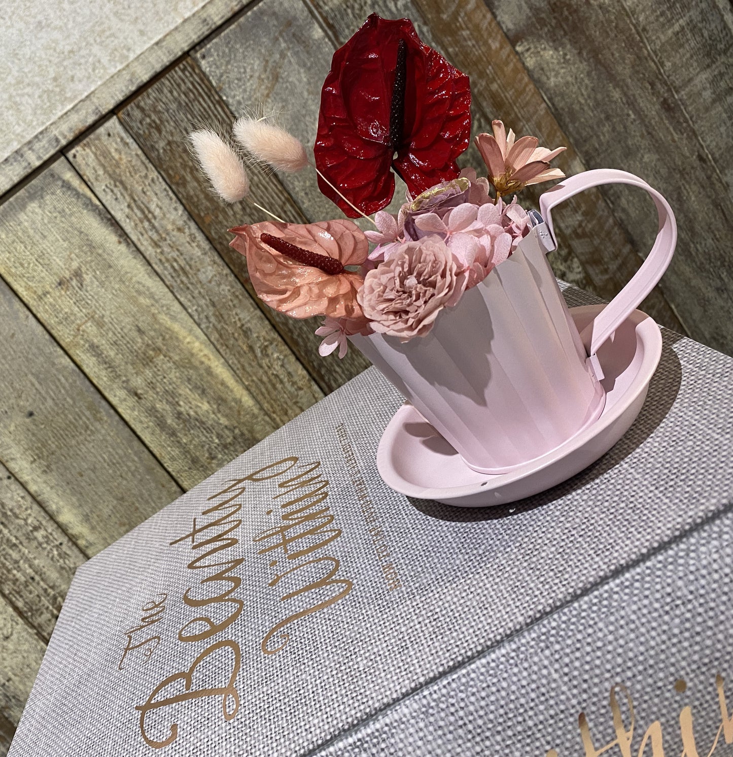 Floral Cup- Light pink (small)