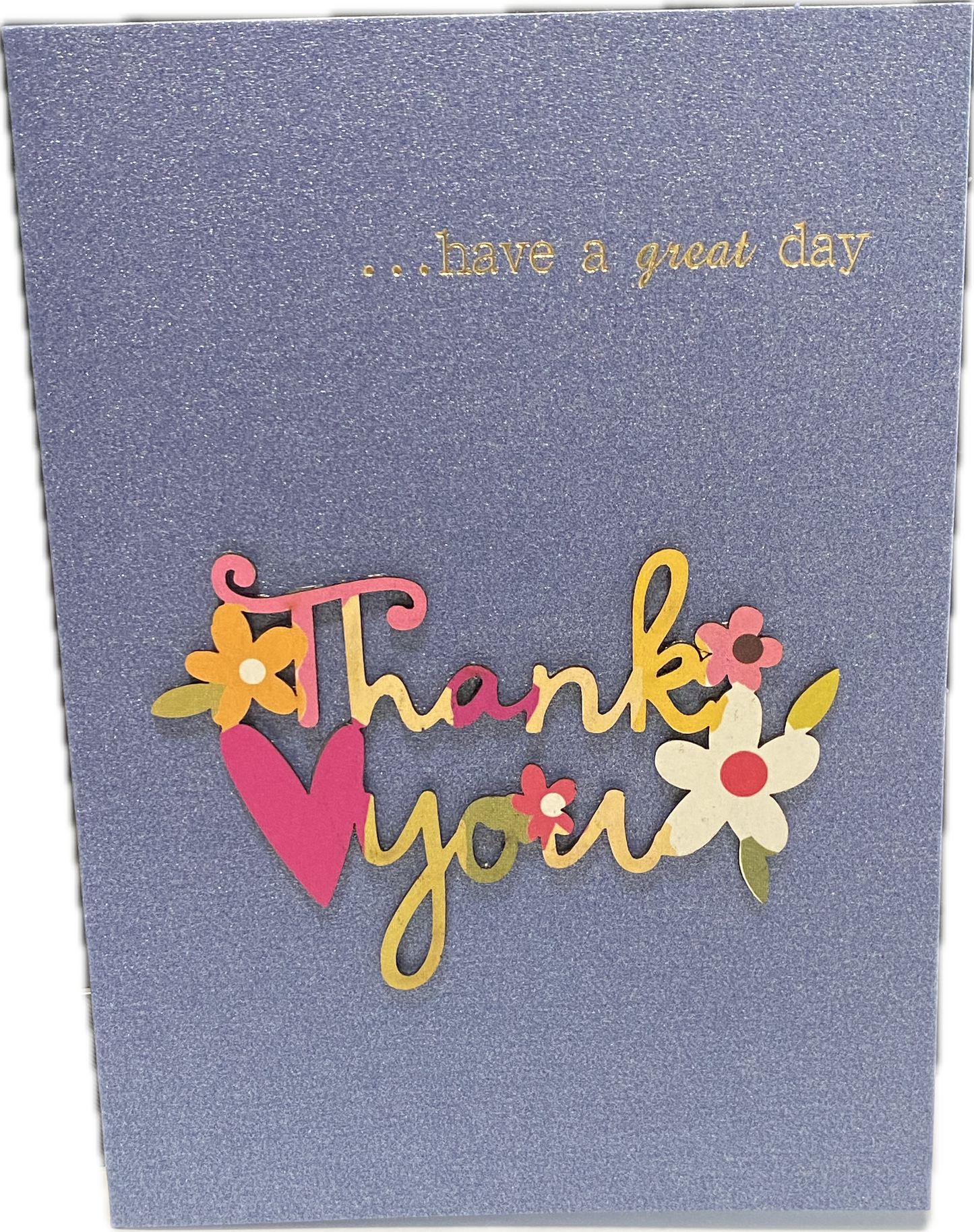 Card-Have a great day- thank you (Grey blue)