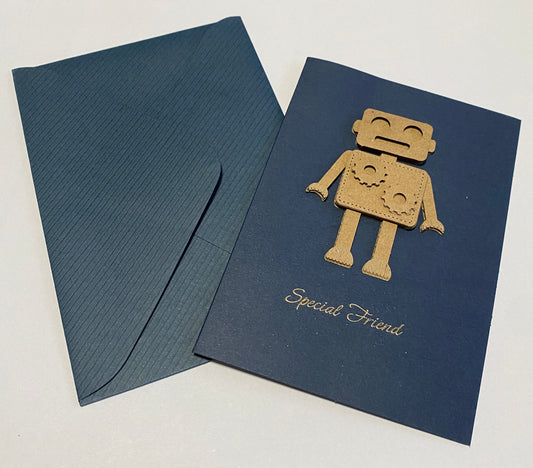 Card-Robot & Special friend (Navy)