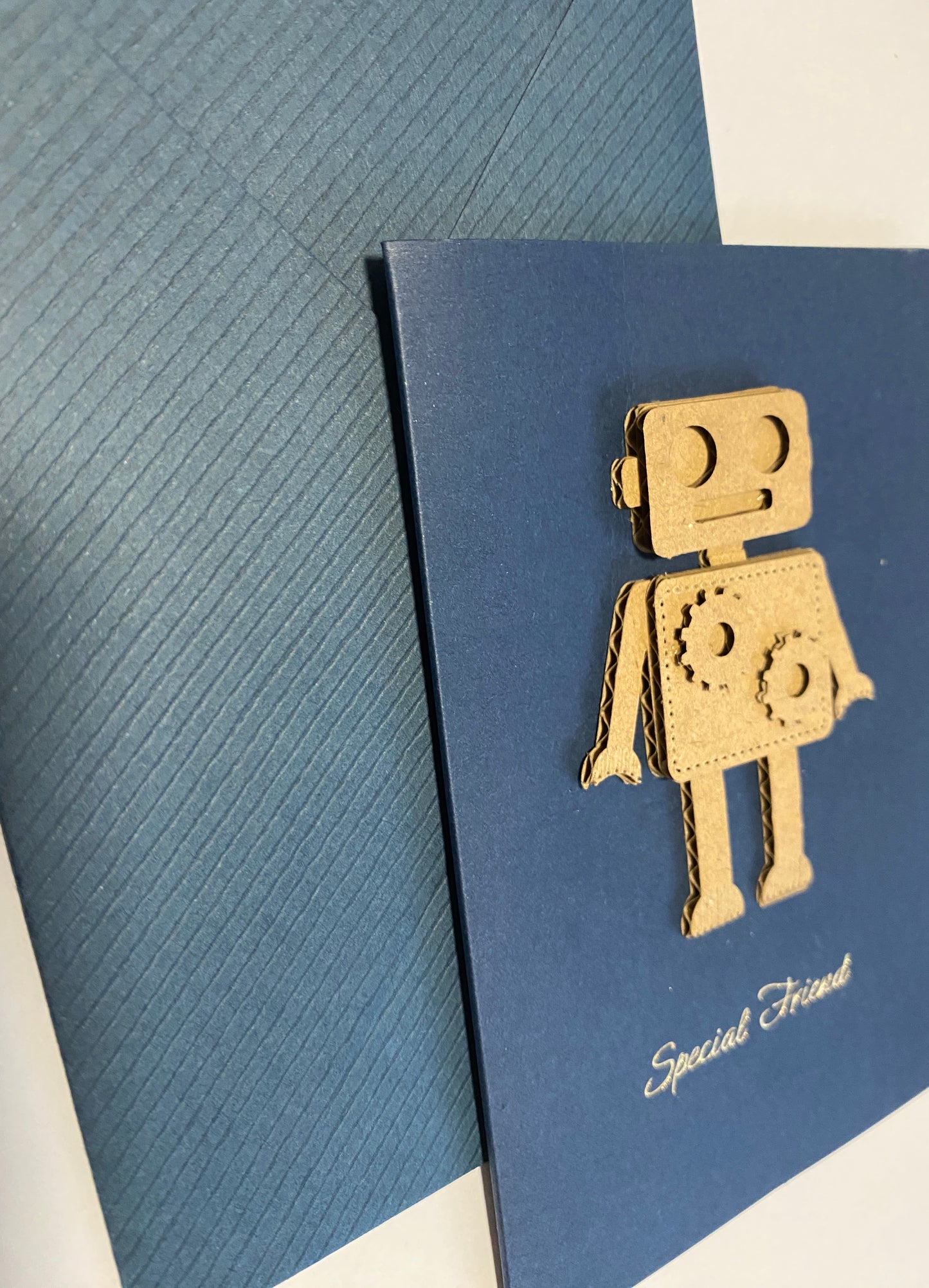 Card-Robot & Special friend (Navy)