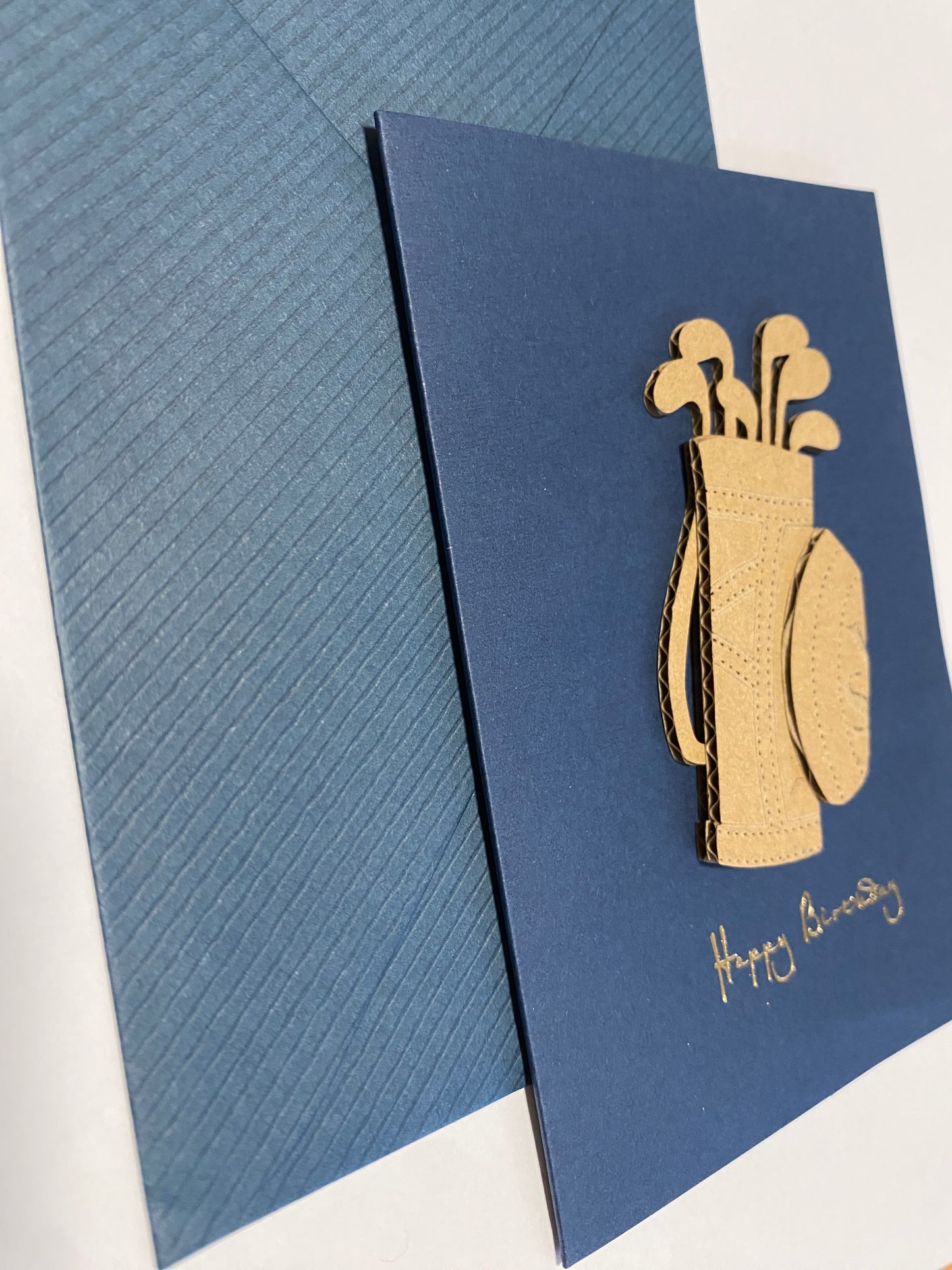 Card-Golf & Happy Birthday(Navy)