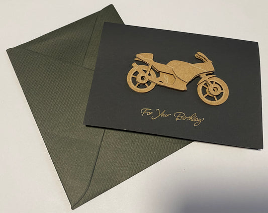 Card-Bike & For your Birthday(Black)