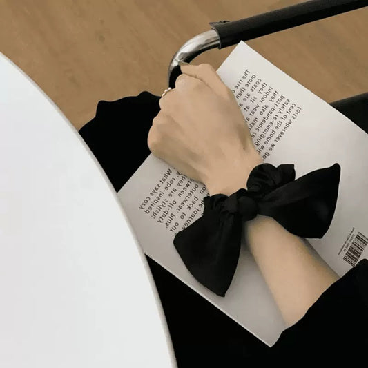 Bow Hairband- Black