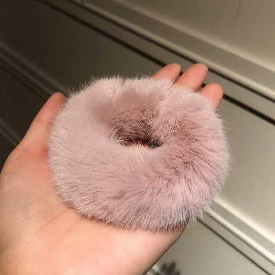 Fluffy Hair Bobble- Pink