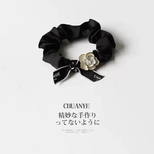 White Rose Scrunchies