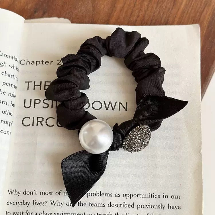 Black Pearl Scrunchies