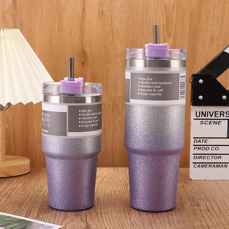 890ml Vacuum Insulated Mug-Diamond purple