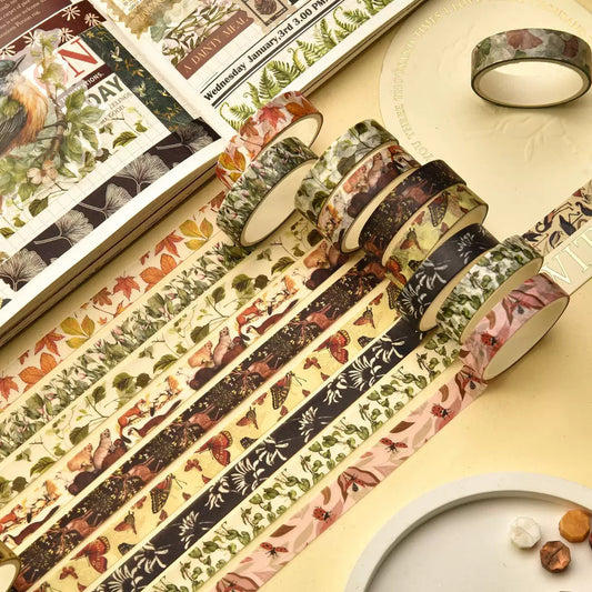 Japanese Pattern Tape-Nature 1 (5 rolls)