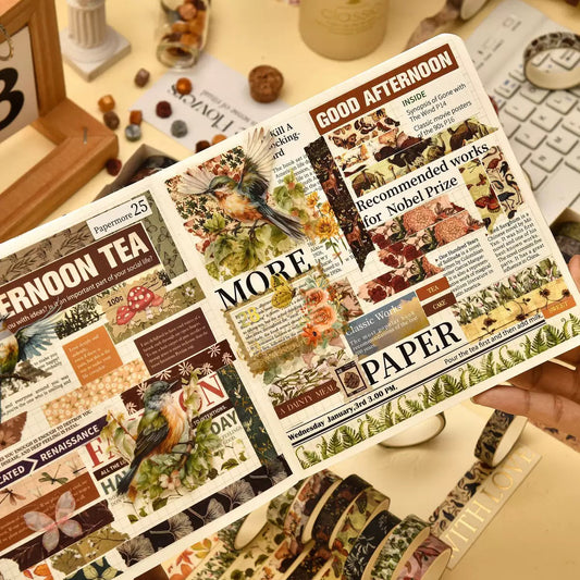 Japanese Pattern Tape-Plants (5 rolls)