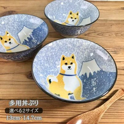 Shiba Inu bowl (Made in Japan)