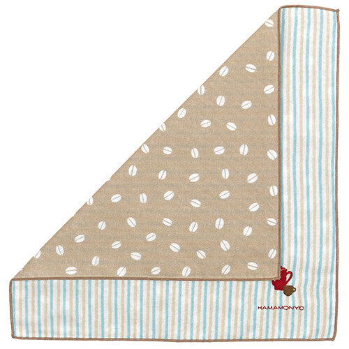 Reversible gauze handkerchief -Men (Made in Japan)