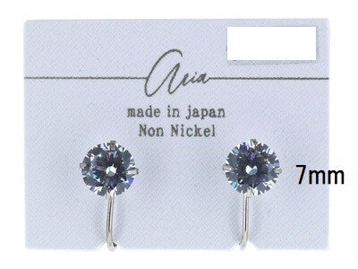 Clip-On Earrings Earrings-Sliver (Made in Japan)