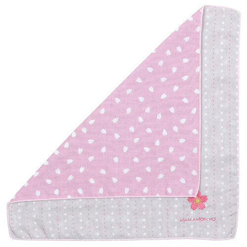 Reversible gauze handkerchief-Women (Made in Japan)