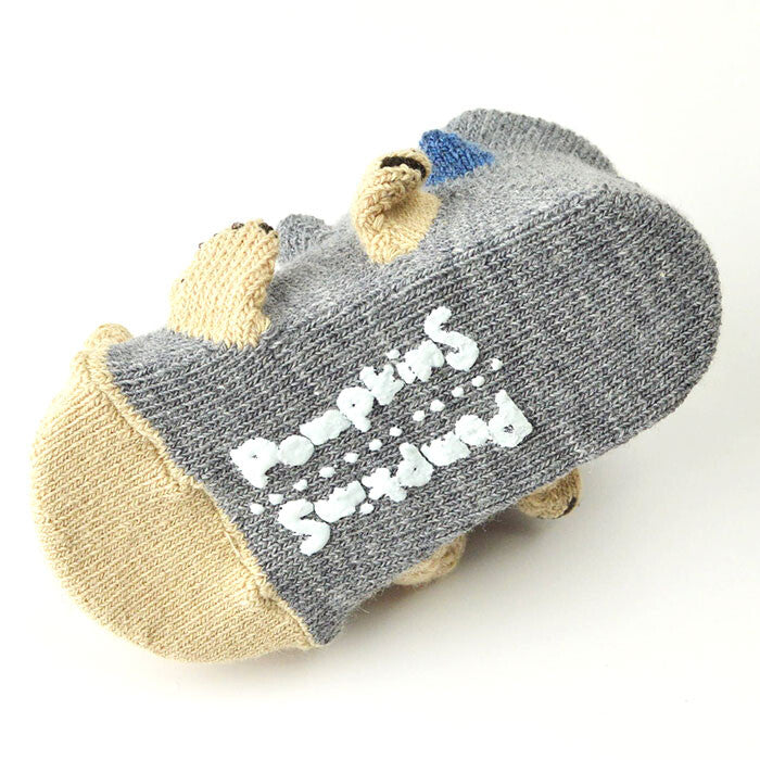 Kids' Socks Hedgehog-(grey )-XS (Made in Japan)