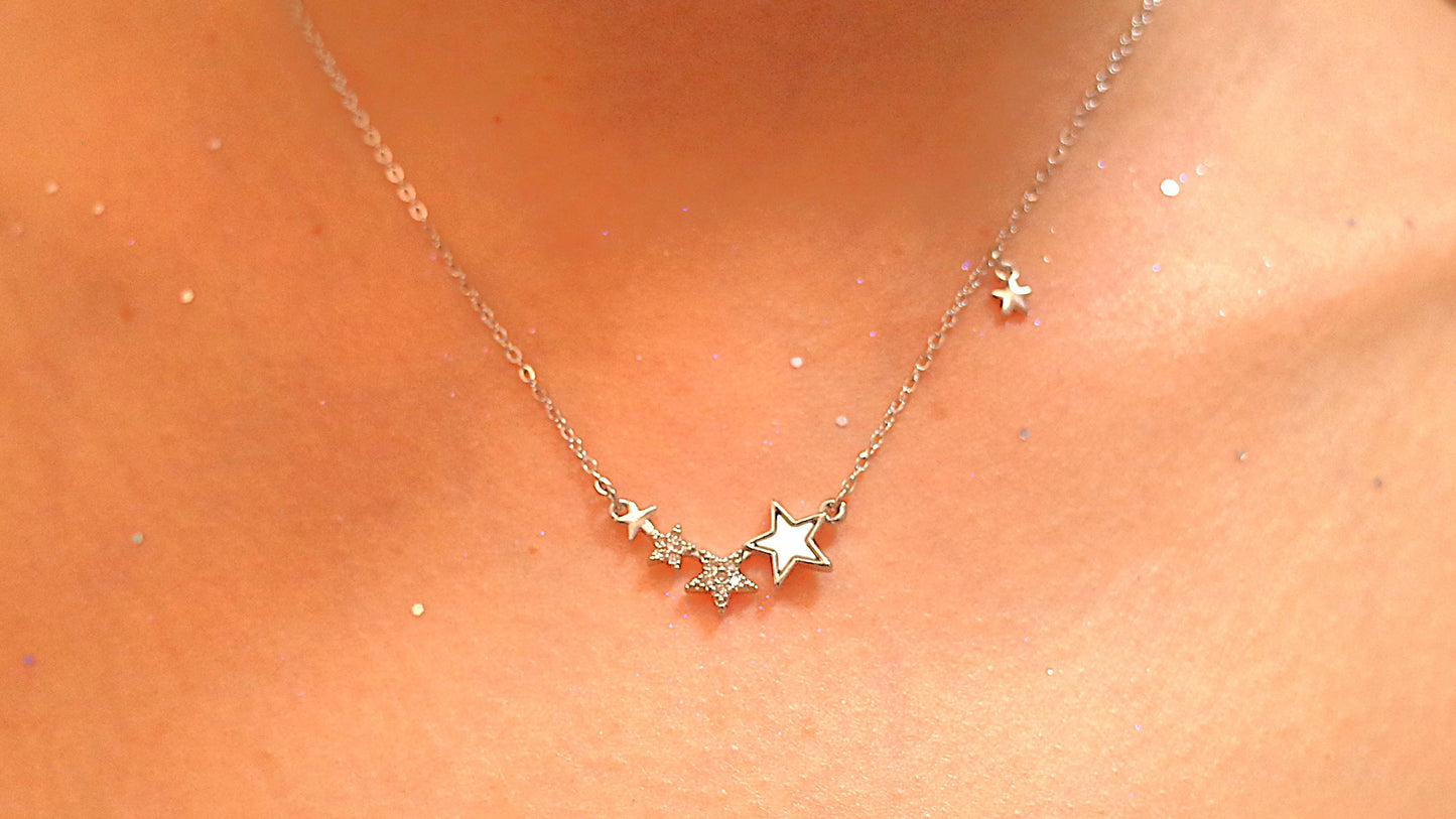 4 Stars necklace (with box)