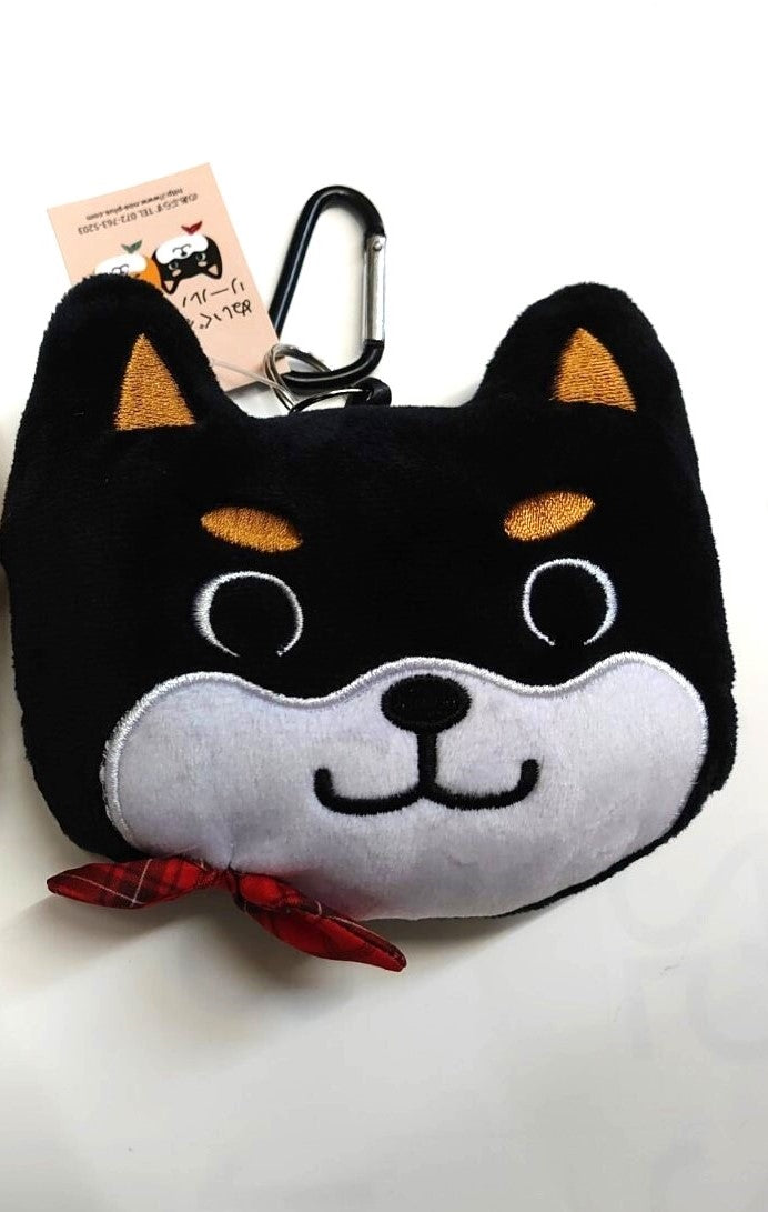 黒柴犬パスケース