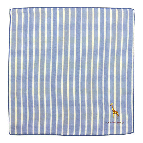Reversible gauze handkerchief -Men (Made in Japan)