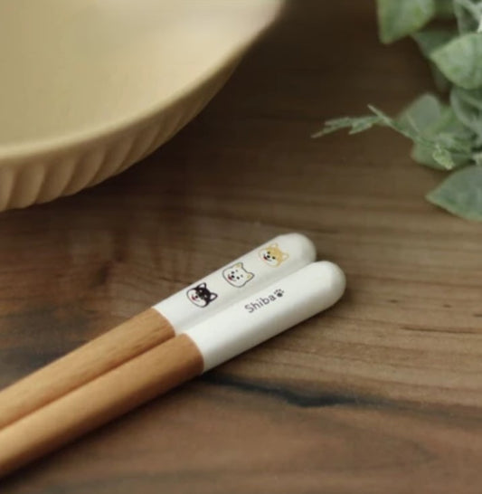 Mini Shiba Inu Chopsticks 22.5cm (Made in Japan)