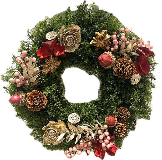 Preserved Christmas Wreath Style1