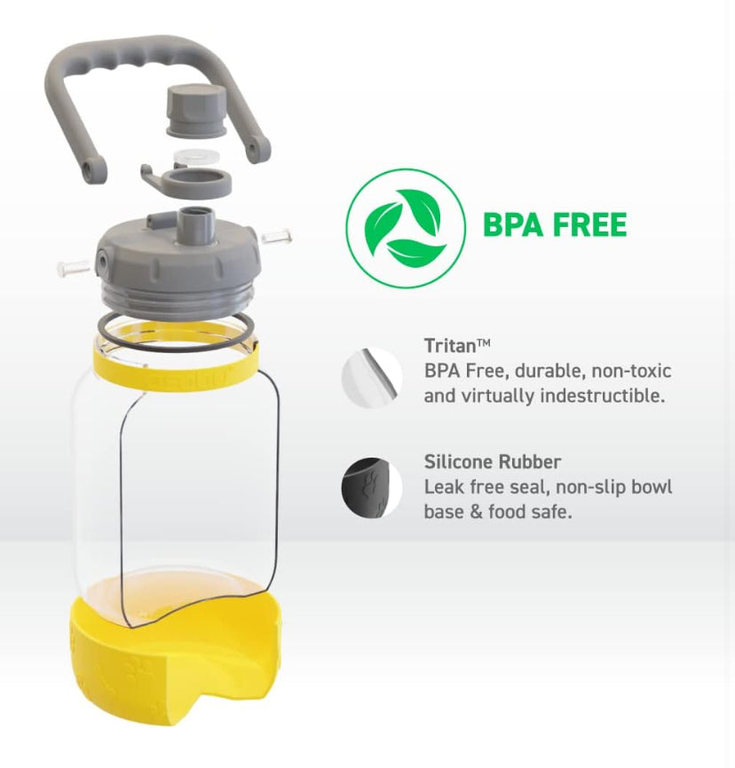 The Barkley Tritan Bottle- Mustard