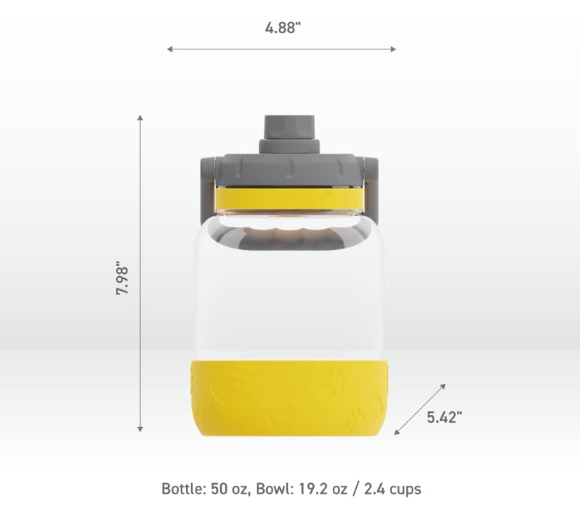The Barkley Tritan Bottle- Mustard