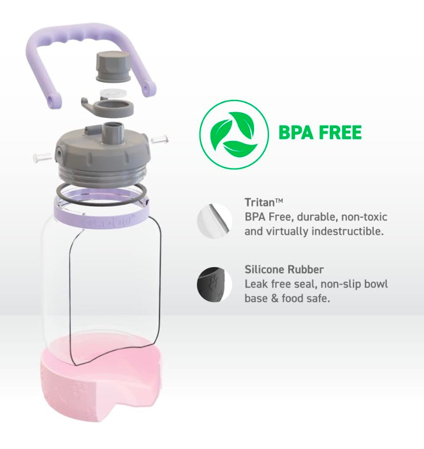 The Barkley Tritan Bottle-Pink