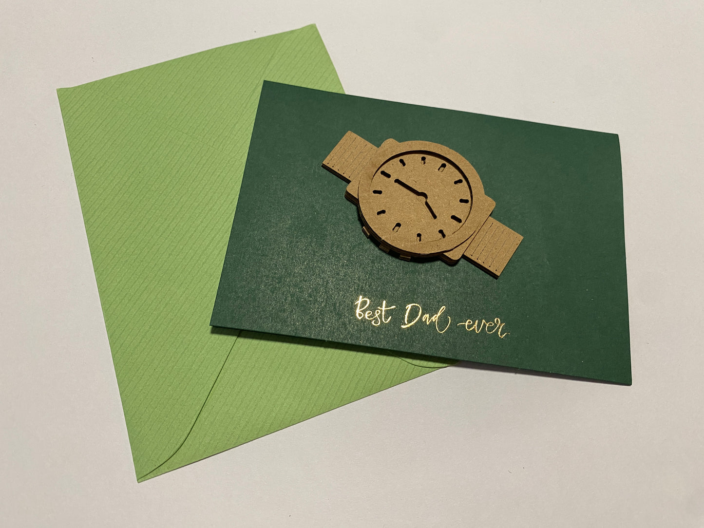 Card-Watch & Best Dad Ever (Green)