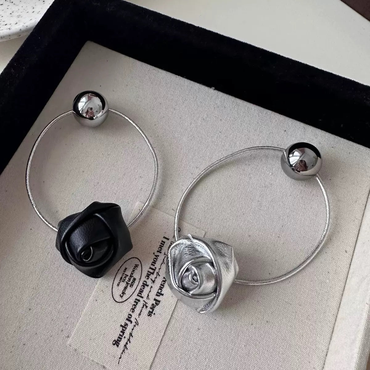 Rose Hair Band- Black