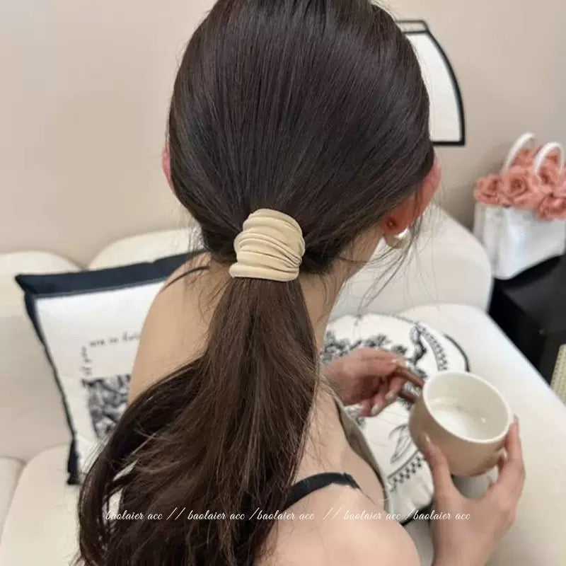 Korean Simple Scrunchies-Blue series(four pack)